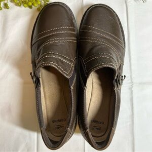 Earth Origin Tamara Leather Brown Loafer- Woman’s Size 11